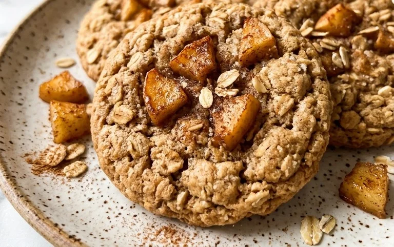 Apple Cinnamon Oatmeal Cookies