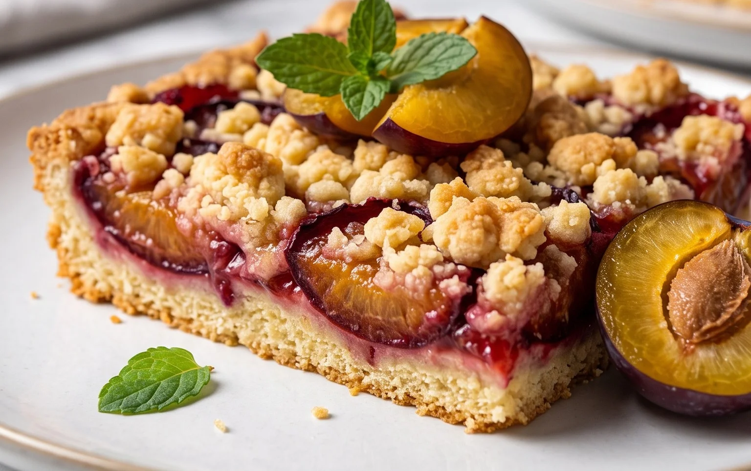 Zwetschgendatschi mit Streusel – nach Omas Rezept