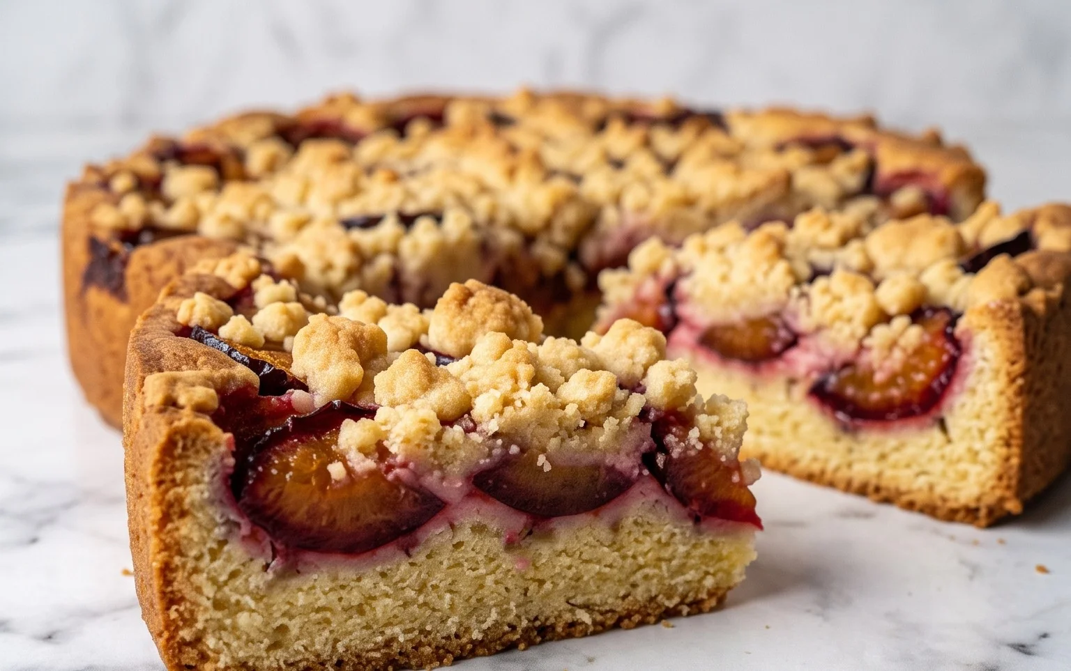 Saftiger Pflaumen-Streuselkuchen: Herbstlicher Genuss
